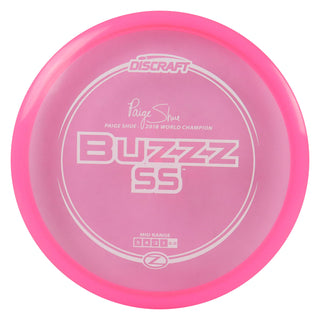 Discraft Disc Golf Z Line Buzzz SS Midrange Disc 5/4/-2/1 Pink/White 177g
