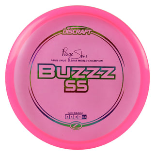 Discraft Disc Golf Z Line Buzzz SS Midrange Disc 5/4/-2/1 Pink/Rainbow 177g
