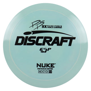 Discraft Disc Golf Paige Pierce Signature ESP Nuke Driver 13/5/-1/3 Mint/Black 164-166g