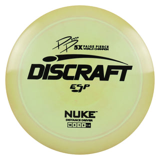 Discraft Disc Golf Paige Pierce Signature ESP Nuke Driver 13/5/-1/3 Dark Yellow/Black 167-169g