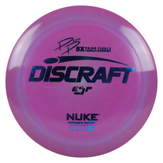Discraft Disc Golf Paige Pierce Signature ESP Nuke Driver 13/5/-1/3 Dark Purple/Blue 170-172g