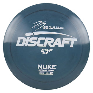 Discraft Disc Golf Paige Pierce Signature ESP Nuke Driver 13/5/-1/3 Storm Blue/White 164-166g