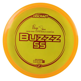 Discraft Disc Golf Z Line Buzzz SS Midrange Disc 5/4/-2/1 Orange/Red 176g