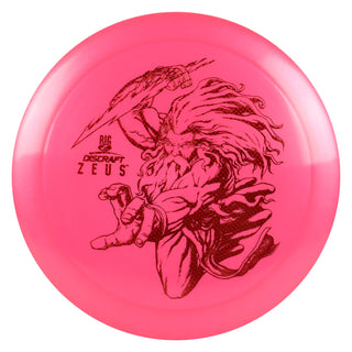 Discraft Disc Golf Paul McBeth Signature Big Z Zeus Distance Driver 12/5/-1/3 Red/Red Weave 170-172g