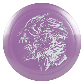 Discraft Disc Golf Paul McBeth Signature Big Z Zeus Distance Driver 12/5/-1/3 Purple/White 167-169g