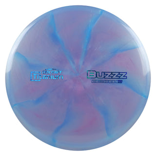 Discraft Disc Golf Titanium Buzzz Midrange 5/4/-1/1 Cotton Candy/Blue Scales 170-172g