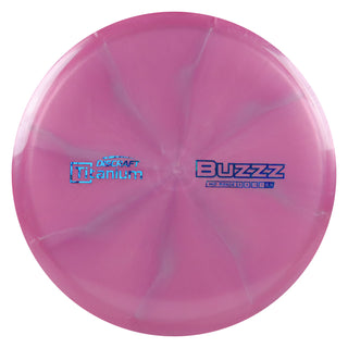 Discraft Disc Golf Titanium Buzzz Midrange 5/4/-1/1 Dark Pink/Blue Scales 175-176g