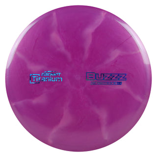 Discraft Disc Golf Titanium Buzzz Midrange 5/4/-1/1 Purple/Blue Scales 170-172g