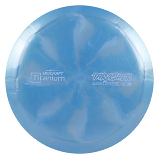 Discraft Disc Golf Titanium Thrasher Distance Driver 12/5/-3/2 Blue/Slate 173-174g