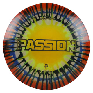 Discraft Disc Golf Z Line Fly Dye Paige Pierce Passion Fairway Driver 8/5/-1/1 Yellow Splat/Gold 167-169g
