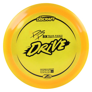 Discraft Disc Golf Paige Pierce Z Lite Drive Distance Driver 11/5/-1/2 Mango/Black 163g