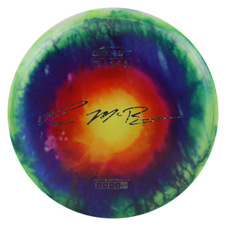 Discraft Disc Golf Paul McBeth Z Line Fly Dye Luna Putter 3/4/0/2 Rainbow Green/Black Stars 173-174g