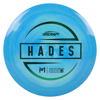 Discraft Disc Golf Paul McBeth Signature Hades Distance Driver 12/6/-3/2 Sky Blue/Green 170-172g