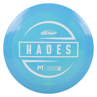 Discraft Disc Golf Paul McBeth Signature Hades Distance Driver 12/6/-3/2 Light Blue Green/White 173-174g