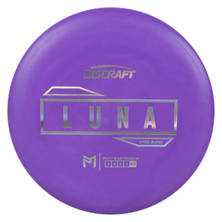 Discraft Disc Golf Paul McBeth Putter Line Hard Luna Putter 3/4/0/3 Purple/Holo 171g