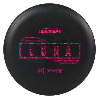 Discraft Disc Golf Paul McBeth Putter Line Hard Luna Putter 3/4/0/3 Black/Magenta Shatter 164g