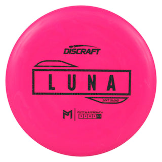 Discraft Disc Golf Paul McBeth Putter Line Soft Luna Putter 3/4/0/3 Hot Pink/Black Prisms 174g