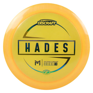Discraft Disc Golf Paul McBeth Z Line Hades Distance Driver 12/6/-3/2 Mango/Blue Metallic 170-172g