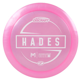 Discraft Disc Golf Paul McBeth Z Line Hades Distance Driver 12/6/-3/2 Pink/White 170-172g