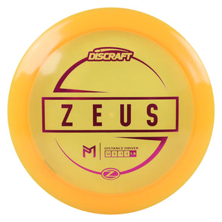 Discraft Disc Golf Paul McBeth Z Line Zeus Distance Driver 12/5/-1/3 Orange/Magenta 173-174g