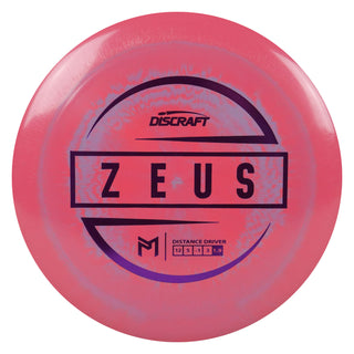 Discraft Disc Golf Paul McBeth Zeus Distance Driver 12/5/-1/3 Dark Red/Purple 164-166g