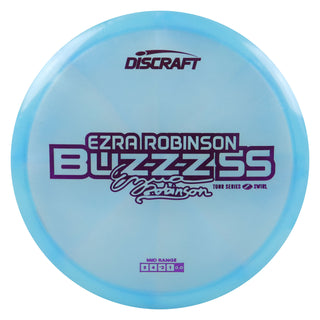Discraft Disc Golf Ezra Robinson 2025 Tour Series Z Swirl Buzzz SS Midrange 5/4/-2/1 Blue/Purple 177-180g