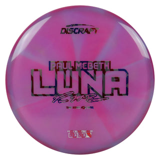 Discraft Disc Golf Paul McBeth 2025 Tour Series Z Swirl Luna Putter 3/4/0/2 Purple/USA 173-174g