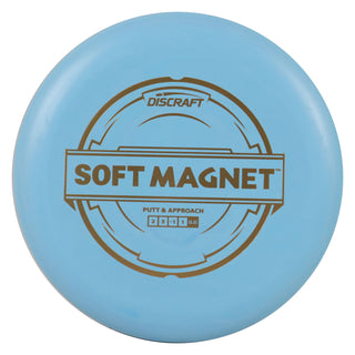 Discraft Disc Golf Putter Line Soft Magnet 2/3/-1/1 Light Blue/Gold 167-169g