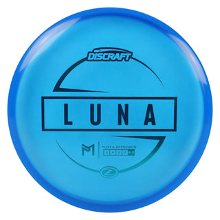 Discraft Disc Golf Paul McBeth Z Line Luna Putter 3/4/0/2 Dark Blue/Turquoise 173-174g
