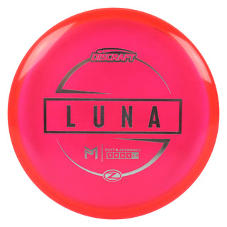 Discraft Disc Golf Paul McBeth Z Line Luna Putter 3/4/0/2 Red/Silver 170-172g