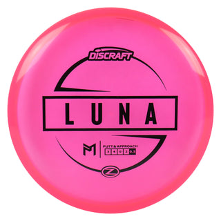 Discraft Disc Golf Paul McBeth Z Line Luna Putter 3/4/0/2 Pink/Black 173-174g