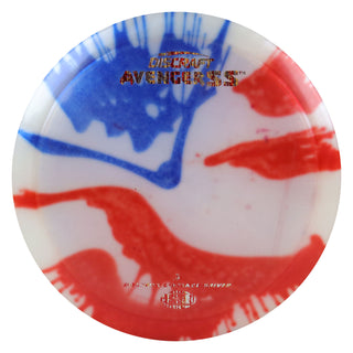 Discraft Disc Golf Z Line Fly Dye Avenger SS Distance Driver 10/5/-3/1 USA/Red Distress 170-172g