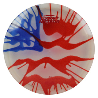 Discraft Disc Golf Z Line Fly Dye Meteor Midrange Disc 5/5/-3/1 USA/Red 170-172g