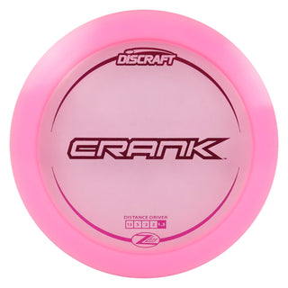 Discraft Disc Golf Z Lite Crank Distance Driver 13/5/-2/2 Pink/Magenta 158g