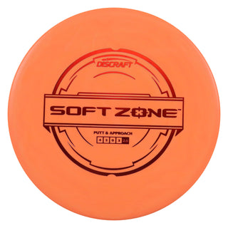Discraft Disc Golf Putter Line Soft Zone 4/3/0/3 Orange/Red 170-172g