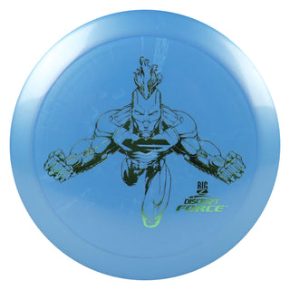 Discraft Disc Golf Big Z Force Distance Driver 12/5/0/3 Light Blue/Green 164-166g