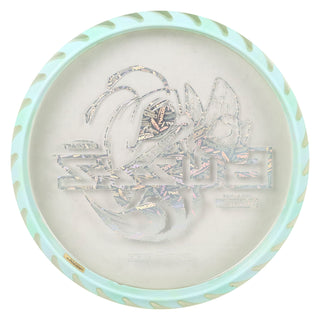 Discraft Disc Golf Fuzed Line Buzzz with Saw Pattern Midrange 5/4/-1/1 Clear with Mint Saw/Discraft Holo 175-176g