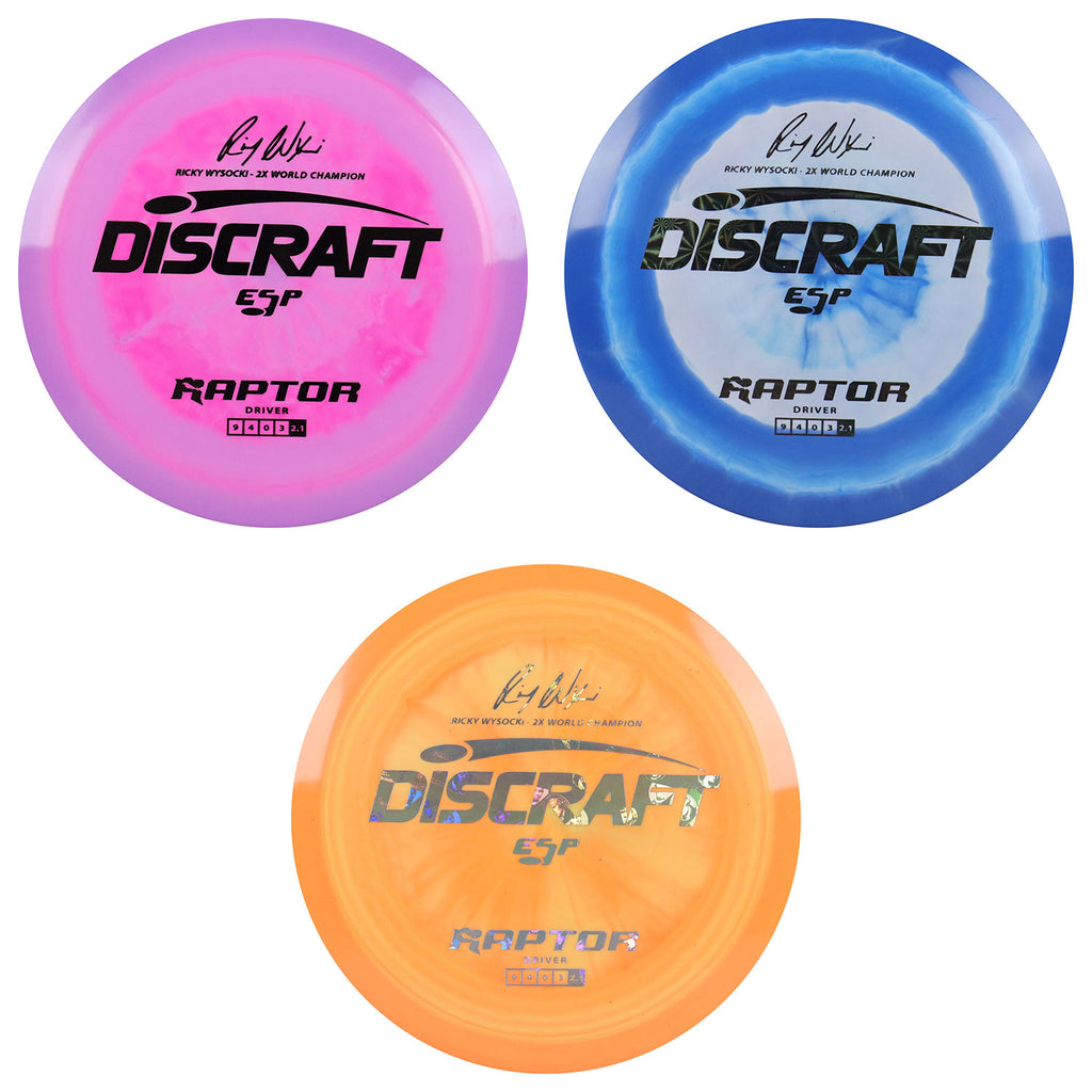 Discraft Disc Golf Ricky Wysocki Signature Series ESP Raptor Driver 9 ...