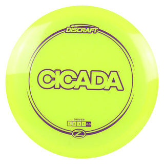 Discraft Disc Golf Z Line Cicada Fairway Driver 7/6/-1/1 Yellow/Purple 172g