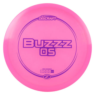 Discraft Disc Golf Z Line Buzzz OS Midrange Disc 5/4/0/3 Pink/Purple 167-169g
