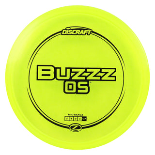 Discraft Disc Golf Z Line Buzzz OS Midrange Disc 5/4/0/3 Yellow/Black 171g