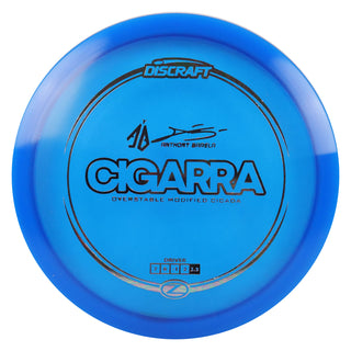 Discraft Disc Golf Anthony Barela Signature Series Z Line Cigarra Driver 7/6/-1/2 Dark Blue/Oli Slick 170-172g