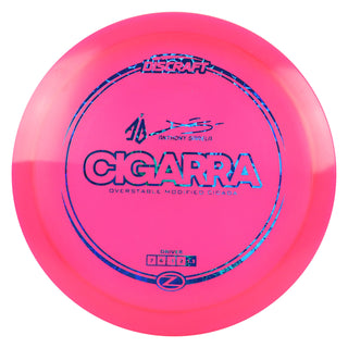 Discraft Disc Golf Anthony Barela Signature Series Z Line Cigarra Driver 7/6/-1/2 Pink/Blue Scales 170-172g