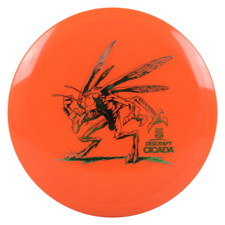 Discraft Disc Golf Big Z Cicada Fairway Driver 7/6/-1/1 Orange/Olive 170-172g