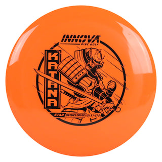 Innova Disc Golf Star Katana Distance Driver 13/5/-3/3 Orange/Black 171 grams