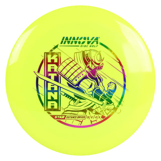 Innova Disc Golf Star Katana Distance Driver 13/5/-3/3 Yellow/Rainbow 171 grams