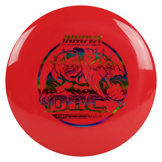 Innova Disc Golf Star Orc Distance Driver 10/4/-1/3 Red/Rainbow 169 grams