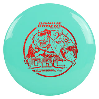 Innova Disc Golf Star Orc Distance Driver 10/4/-1/3 Teal/Red Shimmer 173 grams
