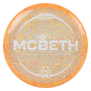 Discraft Disc Golf Paul McBeth Victory Edition Z Confetti Luna Putter 3/4/0/2 Orange/White 173-174g