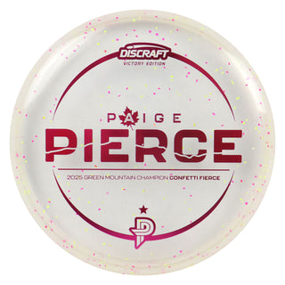 Discraft Disc Golf Paige Pierce Victory Edition Z Confetti Fierce Putter 3/4/-2/0 Clear/Magenta 173g